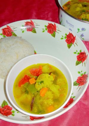 সবজি ডাল (Sabji dal recipe in Bengali) রেসিপির প্রধান ছবি