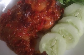Cara Membuat Ayam panggang bumbu rujak Bunda Pasti Bisa