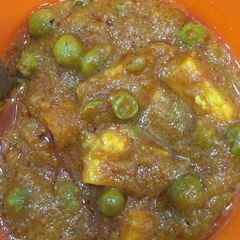 A picture of Matar Paneer Lajawaab.