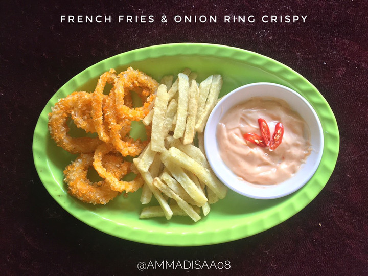 Cara Membuat French Fries &amp;amp; Onion Ring Crispy Rumahan