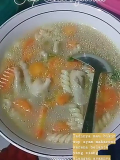 Foto resep Sop ceker fusilli