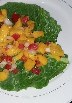 A picture of Mango salad.