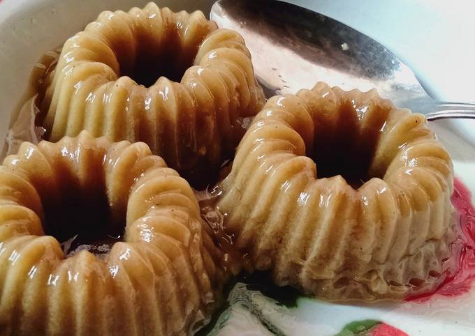 Cara membuat Pudding nutrijel gula merah Cara membuat Pudding nutrijel gula merah