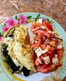 Omellette de Queso y Acelga