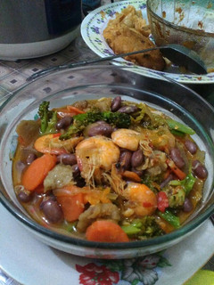 Foto resep Tumis udang sayur pelangi