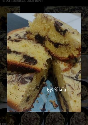 Foto resep Cake Marmer Jadul teflon