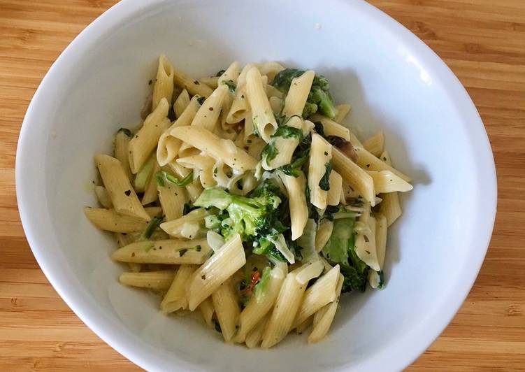 One pot pasta crémeux aux petits légumes