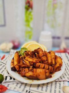 Foto resep Cumi Bakar Pedas Manis