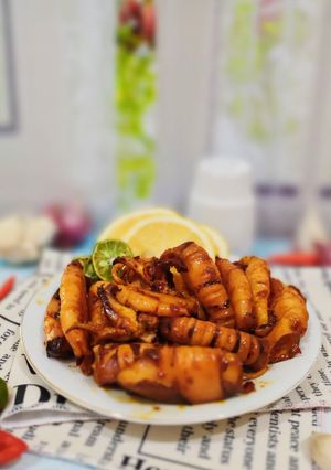 Foto resep Cumi Bakar Pedas Manis