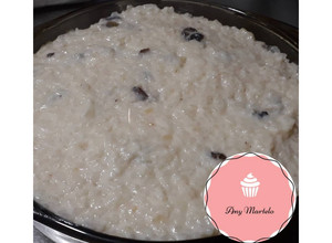 Una foto de Arroz con leche casero