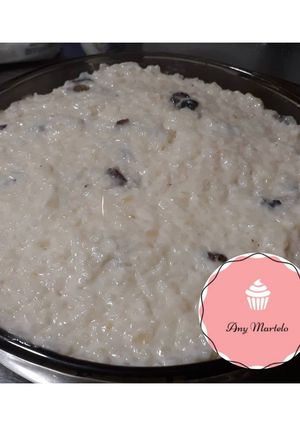 Una foto de Arroz con leche casero