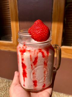 Foto resep 32.) Strawberry banana milk