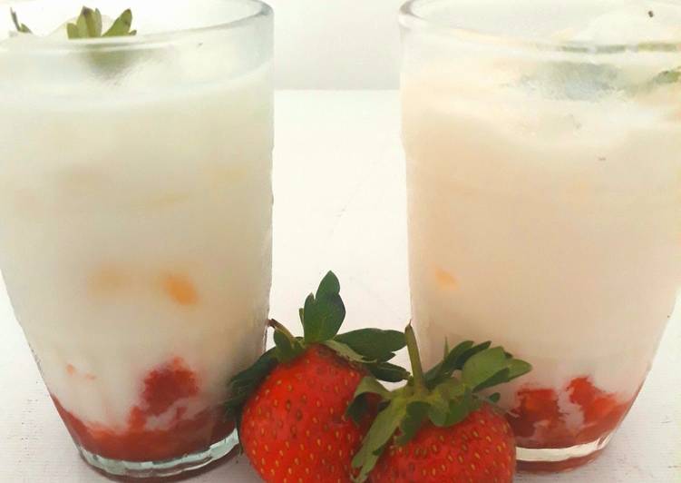 Resep Korean Strawberry Milk yang Lezat Sekali