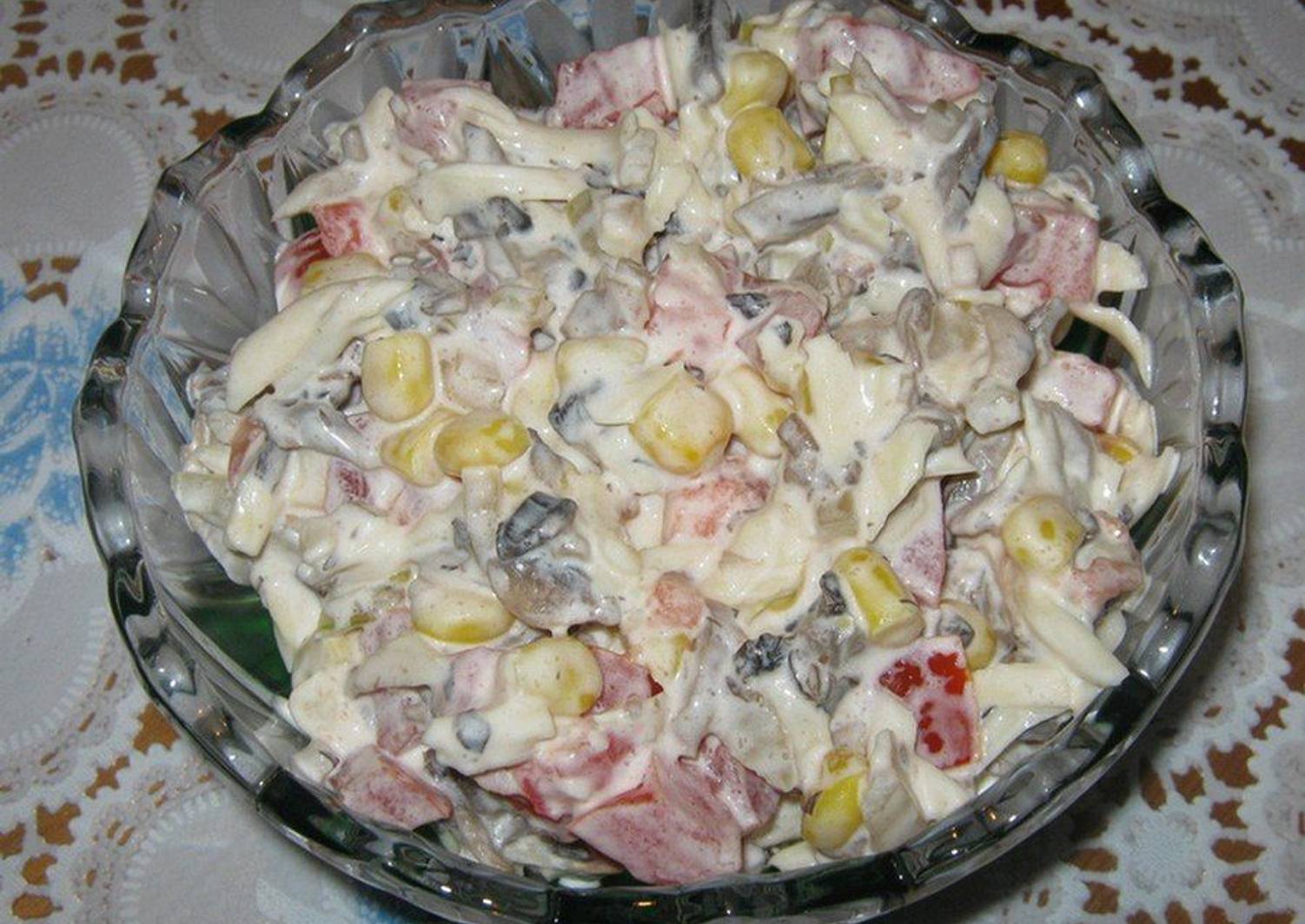 Маринованные белые грибы самый вкусный салат