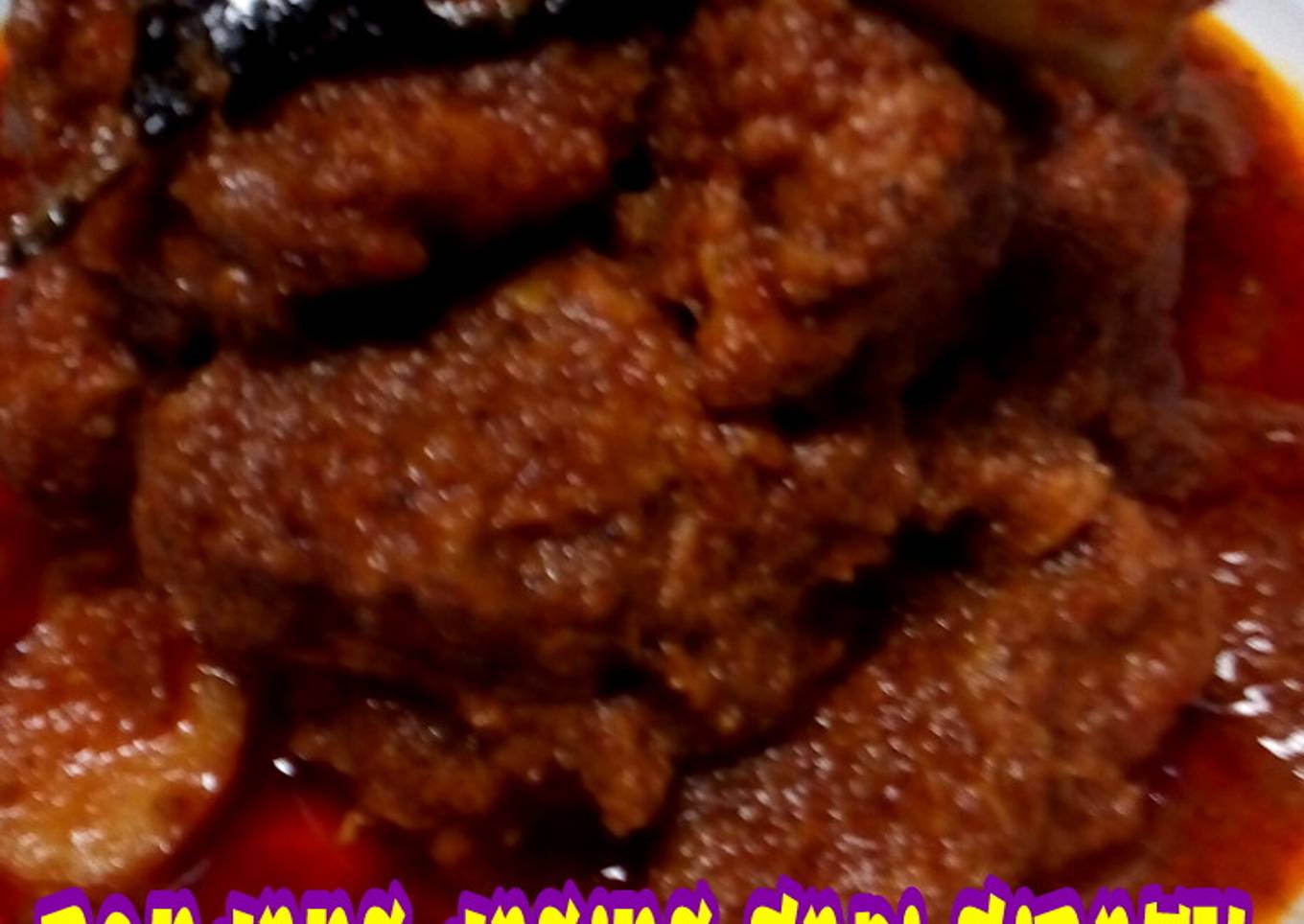 Rendang daging sapi