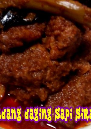 Foto resep Rendang daging sapi