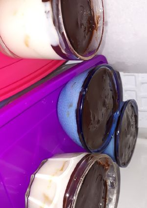 Una foto de Flan de maicena