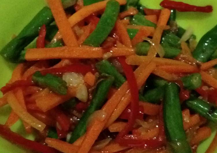 Recipe: Tasty Buncis Pelangi