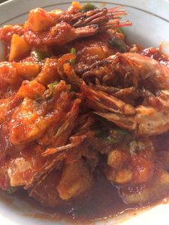 Foto resep Udang asam manis (tanpa saos tomat botol dan tepung maizena)