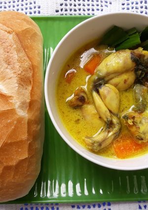 Hình của món Ca ri ếch.