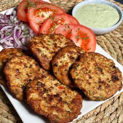 A picture of Chappli Kabab.