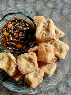 Foto resep Tahu susu crispy + sambal kecap