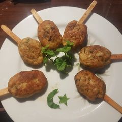 A picture of Chicken haramasala popsicles.