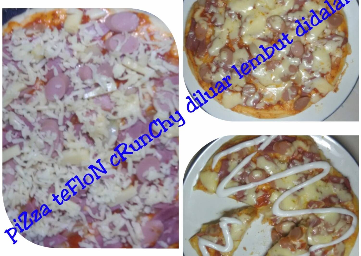 Resep Pizza teflon crunchy diluar lembut didalam oleh Mama Resep Pizza teflon crunchy diluar lembut didalam oleh Mama