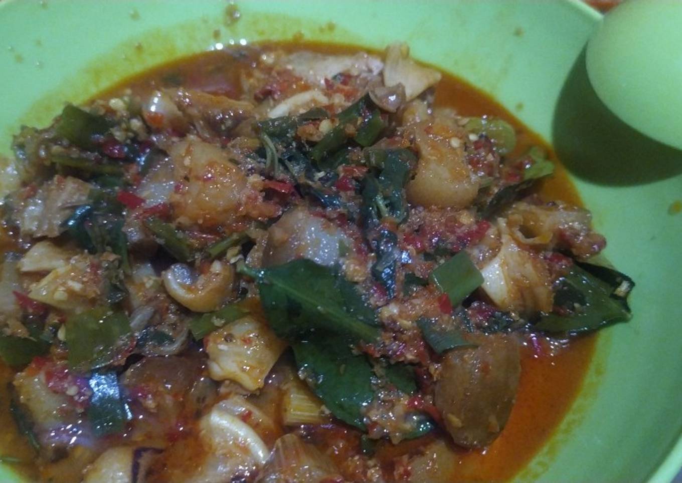Rica-rica cecek kuping sederhana