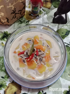 Foto resep Lodeh kacang tolo & pepaya