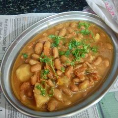 A picture of Rajma in Gravy.