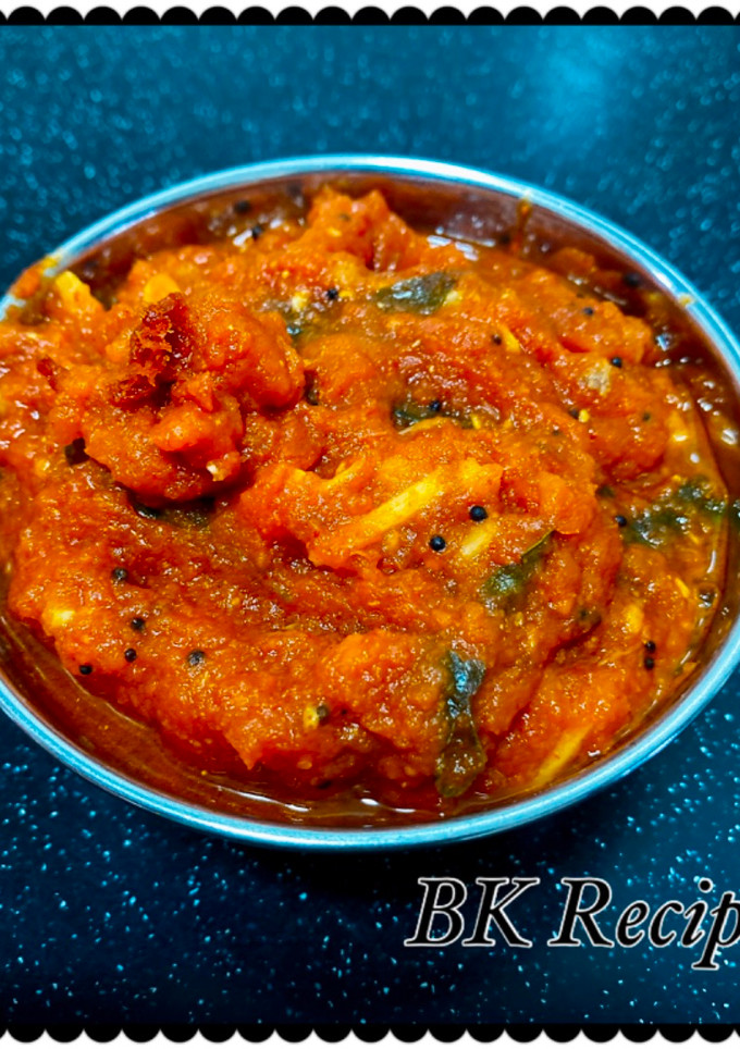 Instant தக்காளி தொக்கு (Instant thakkali thokku recipe in tamil) செய்முறை முக்கிய புகைப்படம்