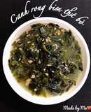 Canh rong biển thịt bò