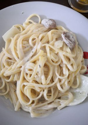 Foto resep Fettucini Carbonara