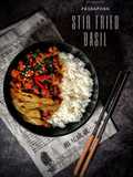 กะเพราหมูสับสูตรพริกแห้ง (สำหรับคนทานเผ็ด)