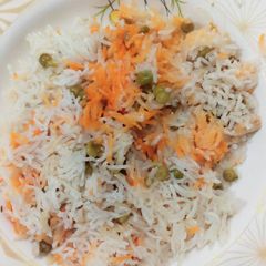 A picture of Matar chawal.