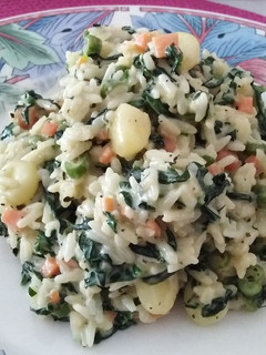 Una foto de Falso risotto con verduras