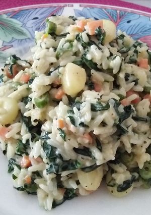 Una foto de Falso risotto con verduras