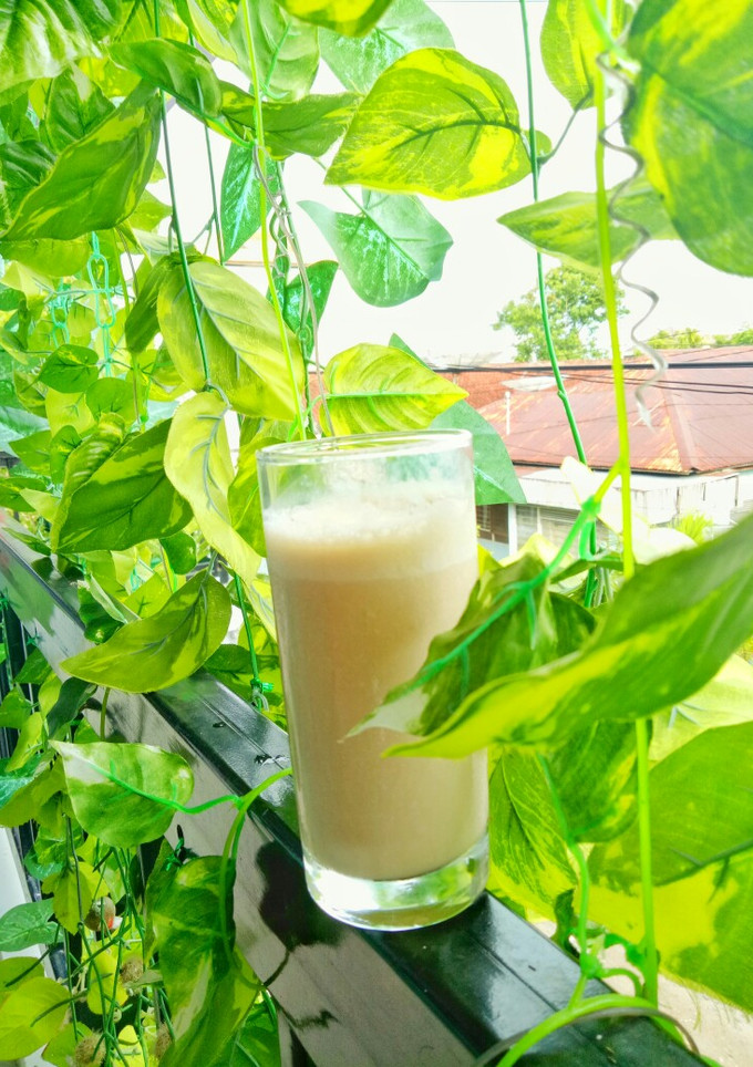 Foto resep 5 Menit Banana Strawberry Smoothies