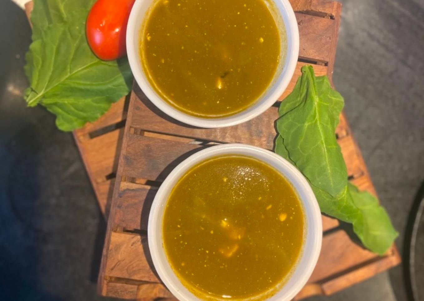Spinach soup