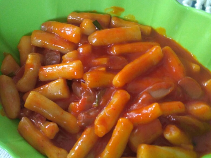 Cara Gampang Membuat Toppoki home made yang Enak Banget