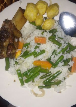 A picture of Simple rice.