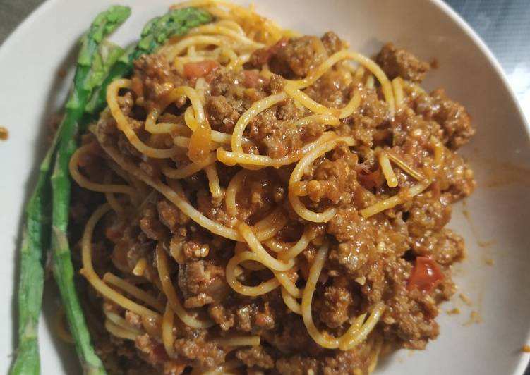 Recipe of Quick Spaghetti Bolognese