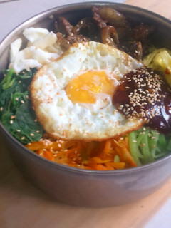 Foto resep Bibimbap plus bulgogi simple