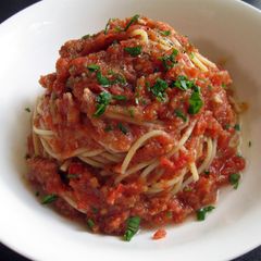 A picture of Cold ‘Gazpacho’ Spaghetti.