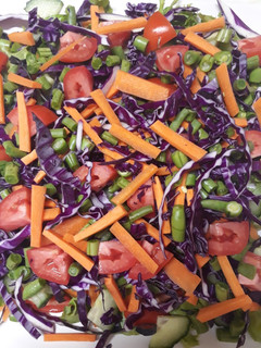 A picture of Quick spring salad.
