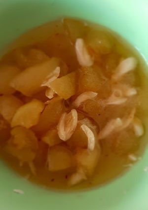 عکسی از دستور مربای زرد آلو