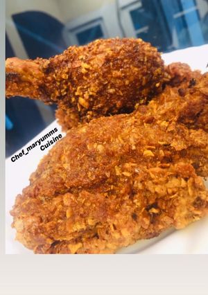 A picture of Crispy kfc chicken by chef_maryumms_cuisine🌸.