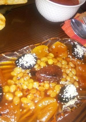 صورة لوصفة طاجين الحلو باشباح السفرة