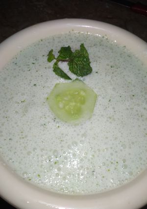 A picture of Cucumber Raita.